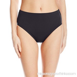 Contours by Coco Reef Women's High Waisted Bikini Bottom Swimsuit Black 1 B07D7VCQ4Q